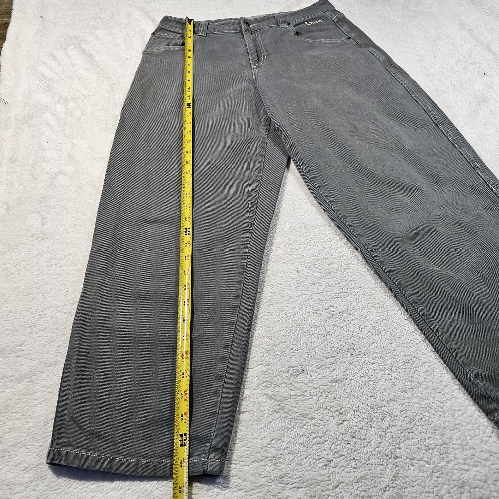 DIME - Baggy Denim Pants Dark Gray Size 30. - Picture 9 of 10